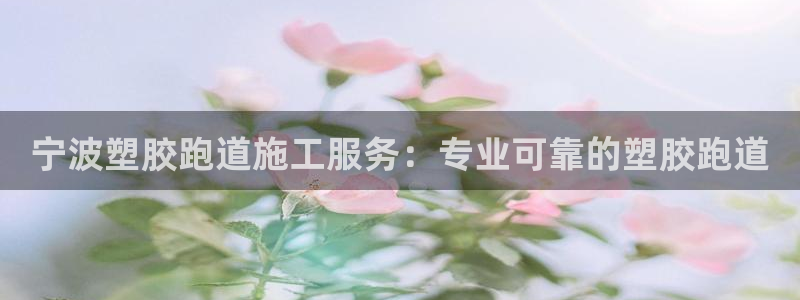 尊龙ag旗舰厅手机版：宁波塑胶跑道施工服务：专业可靠
