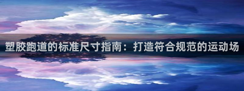 尊龙官方网站最新版V9.3.06介绍：塑胶跑道的标准