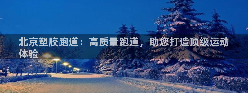 尊龙凯时网站怎么样：北京塑胶跑道：高质量跑道，助您打造顶级运