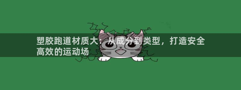 尊龙凯时凯发官网：塑胶跑道材质大：从成分到类型，打造