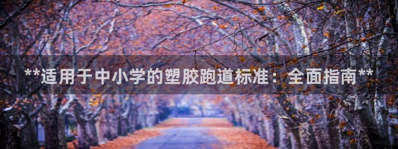 凯时kb88kb88：**适用于中小学的塑胶跑道标准