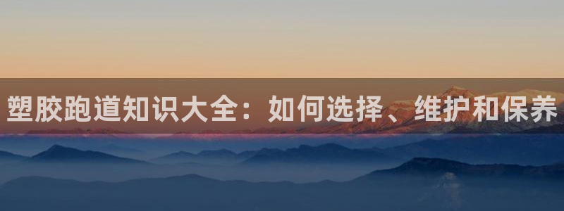 尊龙凯时法拉币：塑胶跑道知识大全：如何选择、维护和保